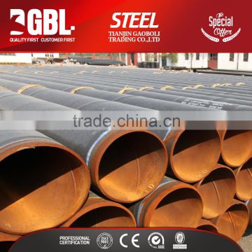 pe coating carbon steel spiral pipe for water