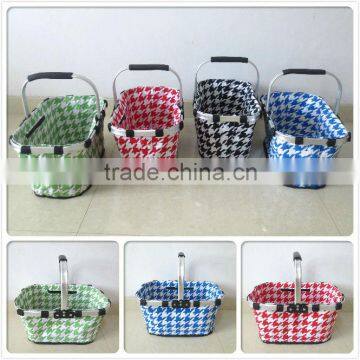 New style folding picnic basket,cheap empty picnic baskets.