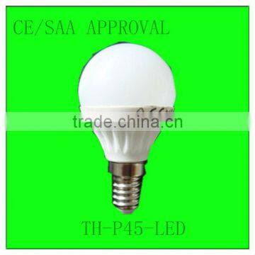 p45 e27/e14 led bulb 4.5w