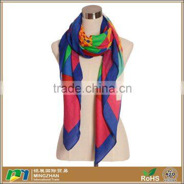 Autumn And Winter Women Pretty Colorful Pattern Print Jacquard Trendy Scarves