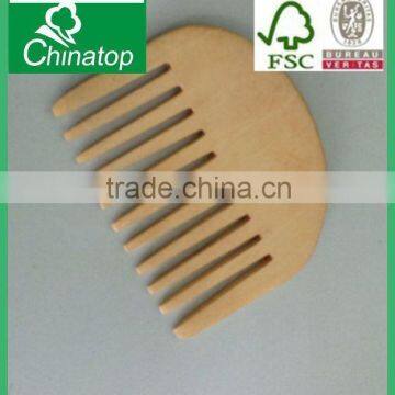 Natural wide tooth wooden massage comb , hairbrush, WHC029