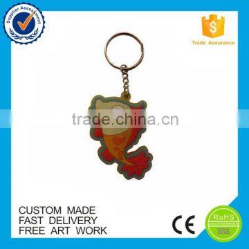 High quality Animal shape Custom soft pvc rubber keychain