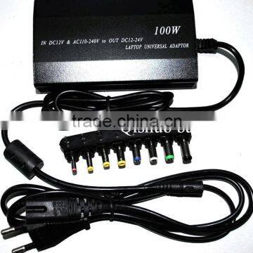 90W AC/DC Universal Laptop Adapter Travel Adaptor for home car airplane and Notebook Computer use