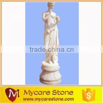 Chinese marble virgin statue, stone statue on sale