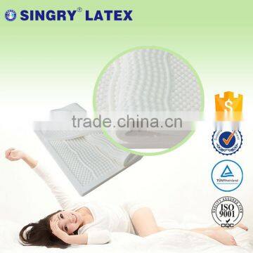 moulded latex mattress/ high elasticity mattress topper/ zoned latex mattress