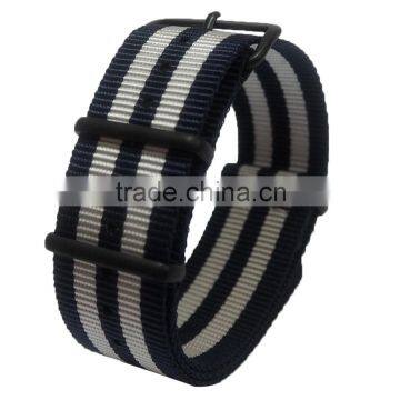 In Stock PVD James Bond 19mm Nylon Watch Strap