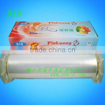 Newest!! food packaging cling film 910