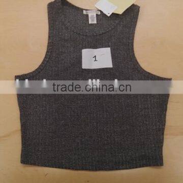 woman inner racerback crop tanktop in winter