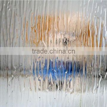 rain pattern glass sheet