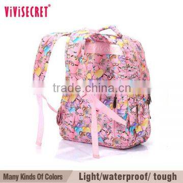 Manufacturers Polyester Waterproof Pink Cartoon School Fantasy Backpacks From China photo-3