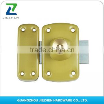 one side round square brass forend magnetic night latch deadbolt backset anti-theft rim european door knob lock