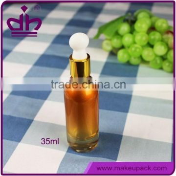 Luxury gold glass dropper bottle 30 ml