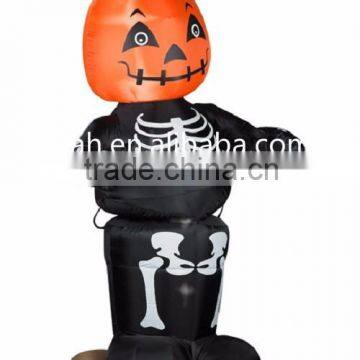 Inflatable Pumpkin Boy for Halloween Decoration/Halloween Skull Pumpkin Man