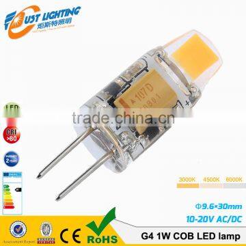 FREE SAMPLE 1W 110LM 2700K Silicone Lampadine A LED COB Attacco G4 photo-3