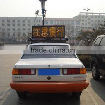 Movable Vehicle-Mount LED display