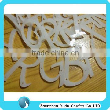 laser cutting acrylic alphabet letter for baby toy decorating wall house christmas accessories decoration