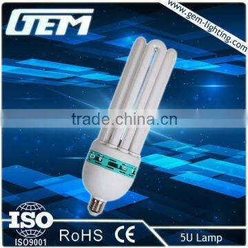 100% Tri-color 5U CFL Energy Saving Light Bulb From Linan Factory