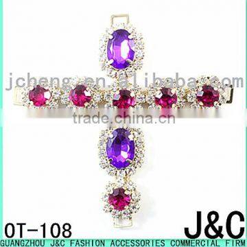 colorful fashion jeweled rhinestone lady shoe accessories