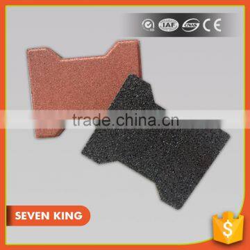 QINGDAO 7KING clear interlocking shock absorber rubbber paver mat