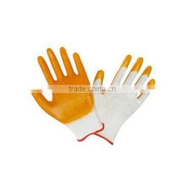 Seamless Knitted Nitrile Working Gloves/safety gloves/knitted gloves, customized color