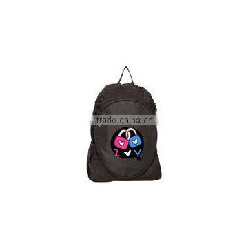 customized Black Polyester College printed Bag product canvas fashion school bags logo printed 14