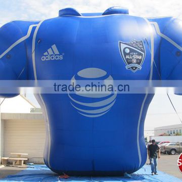 30ft Tall Inflatable Soccer Jersey for the 2013 MLS All-Star Game wear in Kansas City