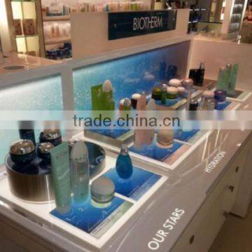 Manchester showcase display panel cosmetics display panel vitrine display panel
