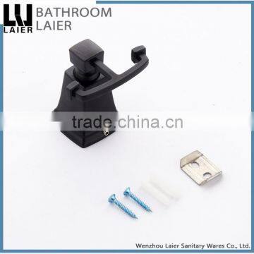 12135 new hot selling products american style black bathroom design robe hook