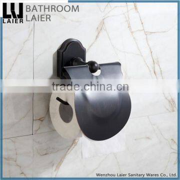 Customized From India Covered Zinc Alloy ORB Finishing Bathroom Accessories Wall Mounted Toilet Paper Holder