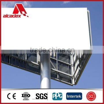 Dibond 3mm panel with 0.21mm aluminium skin advertising acp