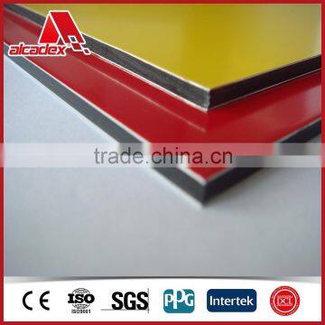 PVDF fluorocarbon coating in a solid colour Aluminum Composite Panel