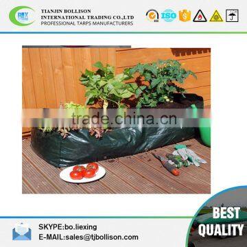 100L Dark Green Reusable Rectangle Tomato Grow Planter Bag With Wire ,Square Patio Tomato Planting/Growing Bag,Tomato Planter