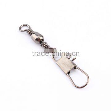 Interlock Snap Ball Bearing Swivel Rolling Solid Rings Fishing Connector #8 3.5CM Length Ocean Boat Fishing Hooks photo-4