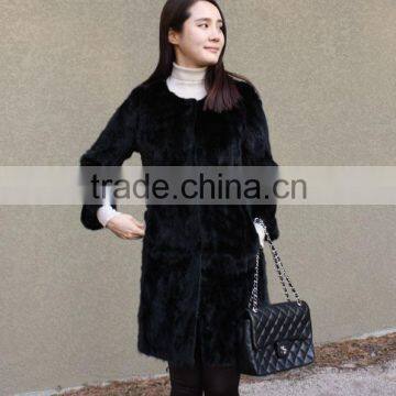 2015 new arrival long mink fur coat from China for women MK13