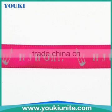 It's a girl printed grosgrain ribbon