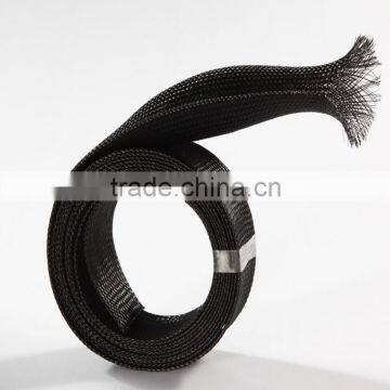 High Quality 1-1/4 Inch PET Braided Expandable Wire Sleeving