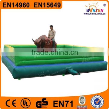 Commercial Outdoor playground giant inflatable sports games ,hot sale inflatable mechanical bull