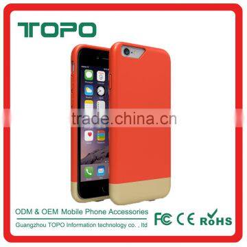 High Quality Shell Shockproof PC Bumper Frame Cell Phone Dual Color Back Cover Skin Case for Iphone 6 6s Plus photo-4