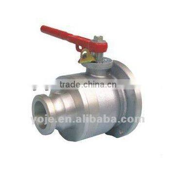 Single way ball valve