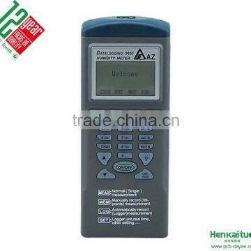 Electronic Temperature Humidity Data Logger AZ 9651 Automatic Recording Hygrometer Datalogger