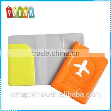 Promotional Customized color PVC travel Passport Cover