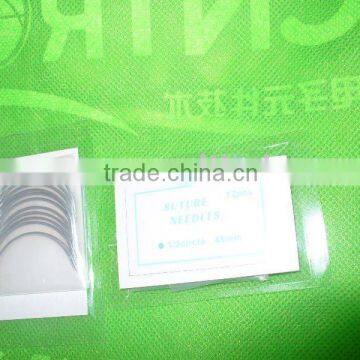 Disposable veterinary surgical needle