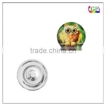 Alloy metal shiny rhinestone button