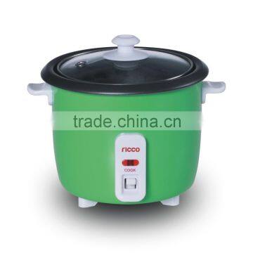 0.3L Mini electric rice cooker in green, pink