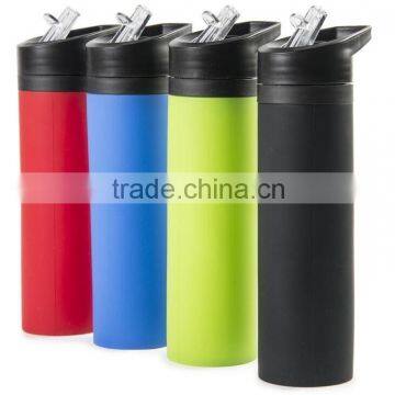 Food Grade Silicone Foldable Bpa Free Water Bottle
