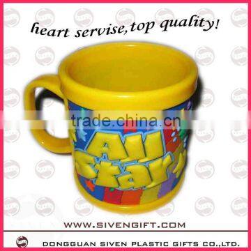 Fashional 2d/3d design soft pvc mug