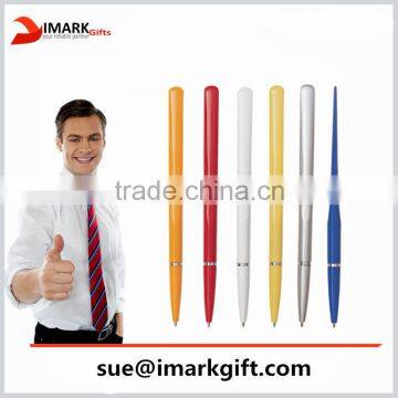 factory classical ballpoint pen thin plastic pen for promotion