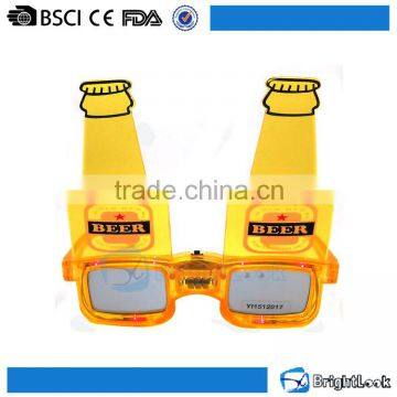 2016 Fashionable shape plastic custom cheap fancy promotion polarized glitter party sunglasses with logo
