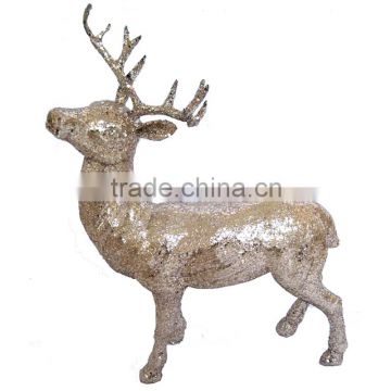 45cm artificial glittered DEER christmas ornament DECORATION