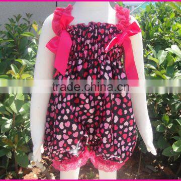 Hot Sale ! Baby Clothes Satin Knickers Wholesale Price Pink Leopard Knickers New Design Satin Bubble Romper Kids Bubble Romper photo-2